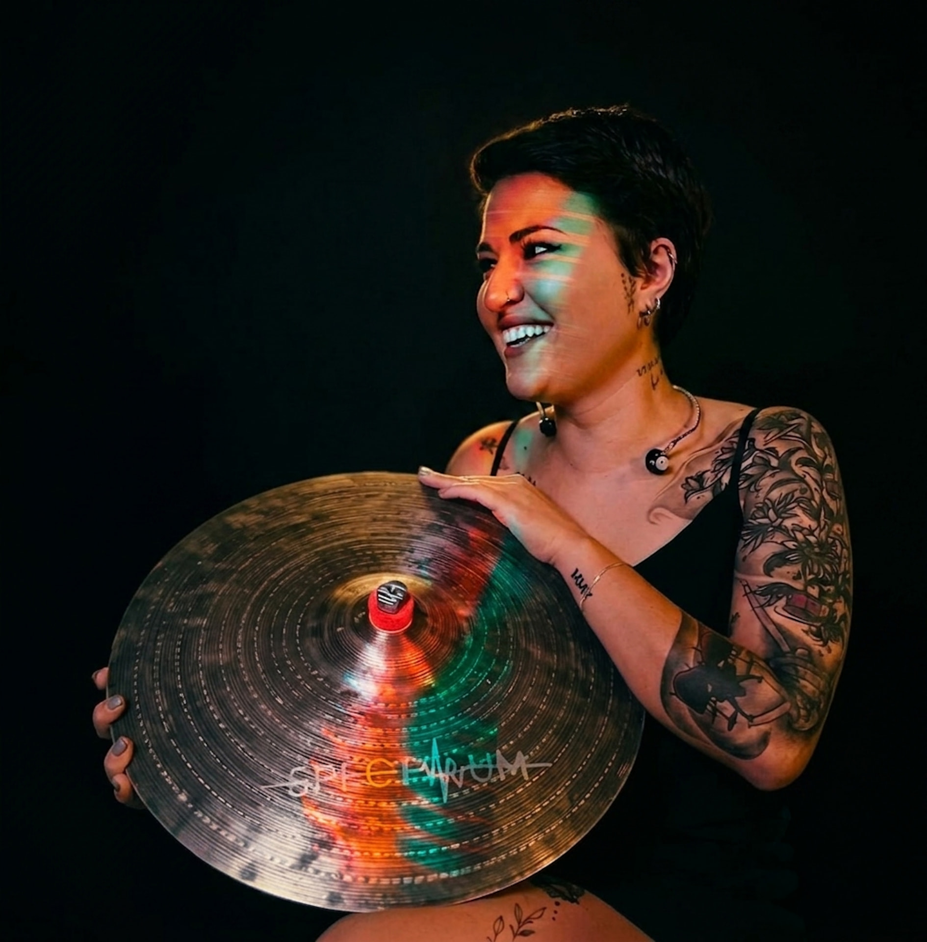 Jenny Batera com prato Spectrum